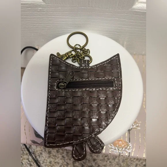 Chala Leather Owl Keychain NWOT - Picture 2 of 2